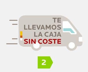 Te llevamos la caja sin coste
