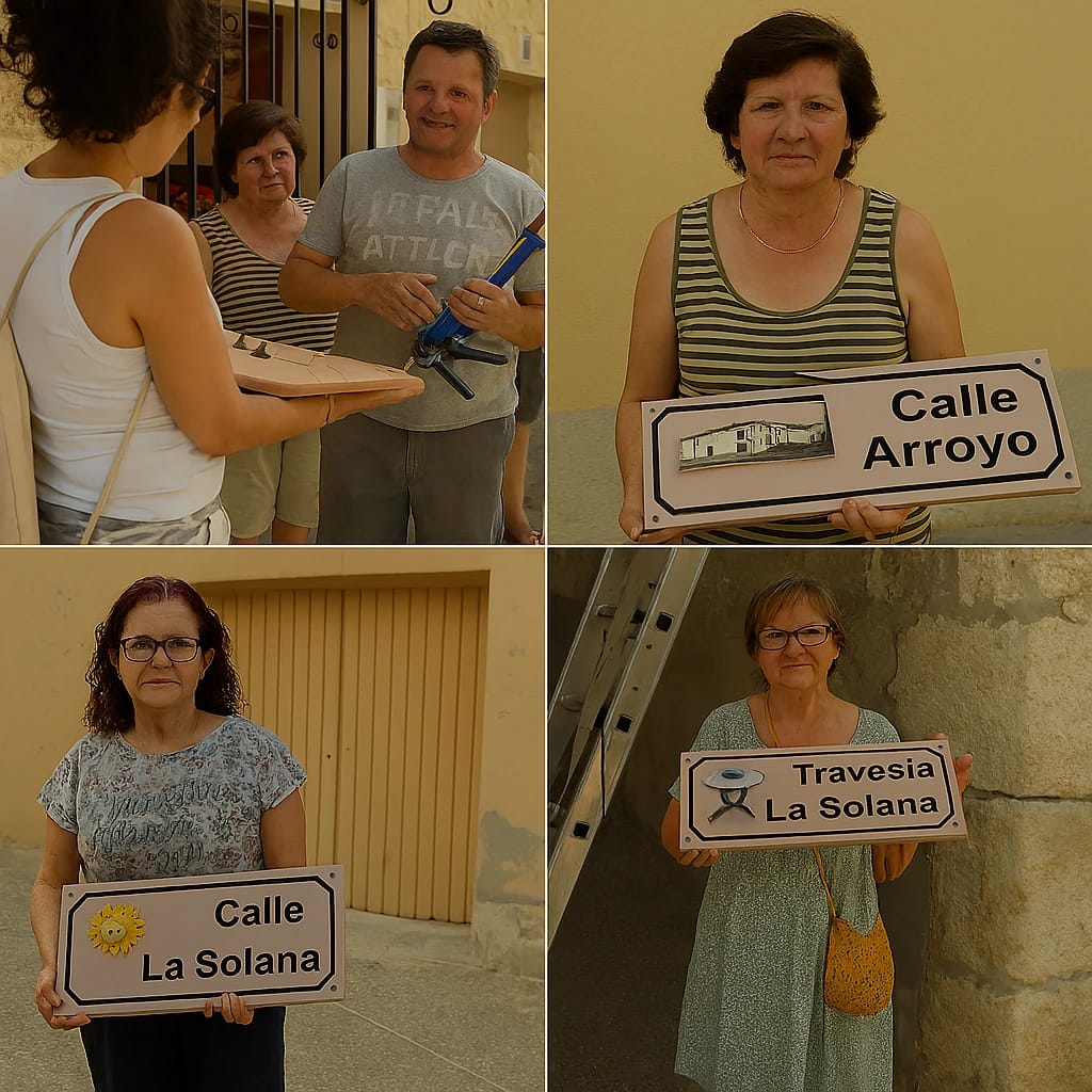 El Mirón de Soria. Nuevas placas cerámicas en Valdanzo